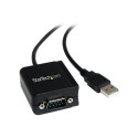 Startech USB to Serial Adapter - 1 port - USB Powered - FTDI USB UART Chip - DB9 (9-pin) - USB to RS232 Adapter (ICUSB2321F) - Sériový adaptér - USB - RS-232 - černá