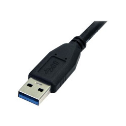 StarTech 0.5m (1.5ft) Black SuperSpeed USB 3.0 Cable A to Micro B - USB 3.0 Micro B Cable - 1x USB 3 A (M), 1x USB 3 Micro B (M) 50cm (USB3AUB50CMB) - Kabel USB - Micro-USB typu B (M) do USB typ A (M) - USB 3.0 - 50 cm - lisovaný - černá - pro P N: DKT30CVAGPD, S251BMU313, S251BMU3FP, S251BPU313, S252BU313R, SLSODDU33B, SMS1BMU313