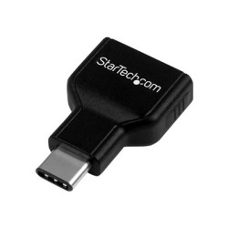 StarTech USB-C to USB Adapter - USB-C to USB-A - USB 3.1 Gen 1 - 5Gbps - USB C Adapter - USB Type C (USB31CAADG) - USB adaptér - USB-C (M) do USB typ A (F) - USB 3.1 - černá - pro P N: HB31C2A1CGS, HB31C2A2CB, HB31C3A1CS, HB31C3ASDMB, HB31C4AS, PEXUSB311AC3