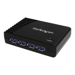 Startech 4-Port USB 3.0 SuperSpeed Hub with Power Adapter - Portable Multiport USB-A Dock IT Pro - USB Port Expansion Hub for PC Mac (ST4300USB3) - Rozbočovač - 4 x SuperSpeed USB 3.0 - desktop