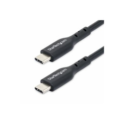 StarTech 3m USB-C Charging Cable, USB C Cable, 60W 3A PD - USB kabel - USB-C (M) do USB-C (M) - USB 2.0 - 5 9 12 15 20 V - 3 A - 3 m - neobsahuje halogen, pasivní, USB Power Delivery (60W), podpora Power Delivery 2.0 - černá