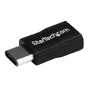 StarTech USB C to USB Micro B - USB Type C to USB M F - USB 2.0 - USB C Connector - USB-C to USB Micro B Adapter (USB2CUBADP) - USB adaptér - USB-C (M) do Micro USB typ B (F) - USB 2.0 - černá