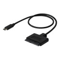 Startech USB C to SATA Adapter - External Hard Drive Connector for 2.5\'\' SATA Drives - SATA SSD HDD to USB C Cable (USB31CSAT3CB) - Řadič úložiště - 2.5", 3.5" - SATA 6Gb s - USB 3.1 (Gen 2) - černá