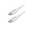 StarTech 3m White USB-C Charging Cable, USB C Cable, 60W 3A PD - USB kabel - USB-C (M) do USB-C (M) - USB 2.0 - 5 9 12 15 20 V - 3 A - 3 m - neobsahuje halogen, pasivní, USB Power Delivery (60W), podpora Power Delivery 2.0 - bílá