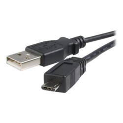 StarTech 3m Micro USB Cable M M USB A to Micro B - Kabel USB - USB (M) do Micro USB typ B (M) - USB 2.0 - 3 m - černá - pro P N: KITBXAVHDPEU, KITBXAVHDPUK