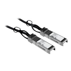 Startech Cisco SFP-H10GB-CU5M Compatible 5m 10G SFP+ to SFP+ Direct Attach Cable Twinax, 10GbE SFP+ Copper DAC 10Gbps Low Power Passive Mini GBIC Transceiver Module DAC, 10G SFP+ Cable - Lifetime Warranty (SFPCMM5M) - Kabel pro přímé připojení - SFP+ do SFP+ - 5 m - diaxiální - pro P N: PEX10000SFPI, PEX10GSFP4I, PEX20000SFPI