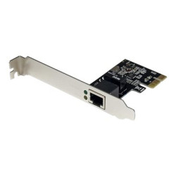 Startech 1 Port PCIe Gigabit Network Server Adapter NIC Card - Dual Profile - Gigabit Desktop Adapter REV E Intel 6 Chip support (ST1000SPEX2) - Síťový adaptér - PCI Express x1 nízký profil - Gigabit Ethernet - pro P N: ET91000SM10, ET91000SM20