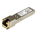 Startech HPE J8177C Compatible SFP Module, 1000BASE-T, SFP to RJ45 Cat6 Cat5e, 1GE Gigabit Ethernet SFP, RJ-45 (Copper) 100m, HPE 1810, 1820, 2530, 1Gbps Mini GBIC Transceiver SFP - Lifetime Warranty (J8177CST) - Transceiver modul SFP (mini-GBIC) (odpovídá: HP J8177C) - 1GbE - 1000Base-T - RJ-45 SFP (mini-GBIC) - až 100 m - pro HPE 1810, 1910, 20p 10 100 1000, 2610, 3500, 6200; HPE Aruba 2530, 5406; HPE ProCurve 5304