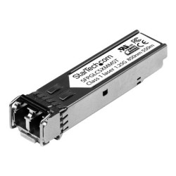 Startech Cisco GLC-SX-MM Compatible SFP Module, 1000BASE-SX, 1GbE Multimode Fiber MMF Optic Transceiver, Gigabit Ethernet SFP, LC Connector, 550m, 850nm, Cisco IE3400, IE3300, IE3200 (SFPGLCSXMMST) - Transceiver modul SFP (mini-GBIC) - 1GbE - 1000Base-SX - multirežim LC - až 550 m - 850 nm - pro P N: ET91000SFP2, ET91000SFP2C, IES101002SFP, MCM1110SFP, PEX1000SFP2