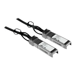 Startech Cisco SFP-H10GB-CU3M Compatible 3m 10G SFP+ to SFP+ Direct Attach Cable Twinax, 10GbE SFP+ Copper DAC 10 Gbps Low Power Passive Transceiver Module DAC, Cisco Firepower, ASR920 - Lifetime Warranty (SFPCMM3M) - Kabel pro přímé připojení - SFP+ do SFP+ - 3 m - diaxiální - pro P N: ET10GSFP, PEX10000SFPI, PEX10GSFP, PEX10GSFP4I, PEX20000SFPI