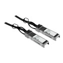 Startech Cisco SFP-H10GB-CU1M Compatible 1m 10G SFP+ to SFP+ Direct Attach Cable Twinax, 10GbE SFP+ Copper DAC 10Gbps Low Power Passive Transceiver Module DAC, Cisco Firepower ASR920 - Lifetime Warranty (SFPCMM1M) - Kabel pro přímé připojení - SFP+ do SFP+ - 1 m - diaxiální - pro P N: ET10GSFP, PEX10000SFPI, PEX10GSFP4I, PEX20000SFPI