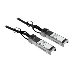 Startech Cisco SFP-H10GB-CU1M Compatible 1m 10G SFP+ to SFP+ Direct Attach Cable Twinax, 10GbE SFP+ Copper DAC 10Gbps Low Power Passive Transceiver Module DAC, Cisco Firepower ASR920 - Lifetime Warranty (SFPCMM1M) - Kabel pro přímé připojení - SFP+ do SFP+ - 1 m - diaxiální - pro P N: ET10GSFP, PEX10000SFPI, PEX10GSFP4I, PEX20000SFPI