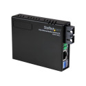 Startech 10 100 Multi Mode Fiber Ethernet Media Converter SC 2 km - Konvertor médií s optickými vlákny - 100Mb LAN - 10Base-T, 100Base-FX, 100Base-TX - RJ-45 SC několik režimů - až 2 km - 1310 nm