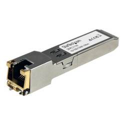 Startech Cisco SFP-GE-T Compatible SFP Module, 1000BASE-T, SFP to RJ45 Cat6 Cat5e, 10 100 1000 Mbps, RJ-45 (Copper) 100m, Cisco IE3400, IE3300, IE3200, 1000MbE Mini GBIC Transceiver - Lifetime Warranty (SFPC1110) - Transceiver modul SFP (mini-GBIC) - 1GbE - 1000Base-TX - RJ-45 - až 100 m - pro P N: MCM1110SFP