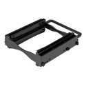 Startech Dual 2.5" SSD HDD Mounting Bracket for 3.5" Drive Bay - Tool-Less Installation - 2-Drive Adapter Bracket for Desktop Computer (BRACKET225PT) - Bay adaptér pro datový sklad - 3.5" to 2 x 2.5" - černá - pro P N: M2E4SFF8643, PEX4SFF8643, U2M2E125