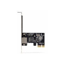 Startech 1-Port Gigabit PCIe Network Adapter Card, TAA Compliant - Síťový adaptér - PCI Express x1 nízký profil - Gigabit Ethernet x 1 - černá - kompatibilní s TAA