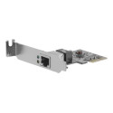 Startech 1 Port PCIe Network Card - Low Profile - RJ45 Port - Realtek RTL8111H Chipset - Ethernet Network Card - NIC Server Adapter Network Card (ST1000SPEX2L) - Síťový adaptér - PCI Express x1 nízký profil - Gigabit Ethernet x 1