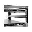 Startech 1U 19 inch Server Rack Rails, 24-36 inch Adjustable Depth, Universal 4 Post Rack Mount Rails, Network Equipment Server UPS Mounting Rail Kit, HPE ProLiant, Dell PowerEdge - 4 Post Rack Rails (UNIRAILS1UB) - Sada kolejnic skříně - montáž do racku - černá - 1U - 19" - pro P N: RK1536BKF, RK1836BKF