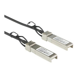 Startech Dell EMC DAC-SFP-10G-3M Compatible 3m 10G SFP+ to SFP+ Direct Attach Cable Twinax, 10GbE SFP+ Copper DAC 10 Gbps Low Power Passive Mini GBIC Transceiver Module DAC, SFP Plus - Lifetime Warranty (DACSFP10G3M) - Kabel 10GBase pro přímé připojení - SFP+ (Z) s jazýčkem do SFP+ (Z) s jazýčkem - 3 m - diaxiální - pasivní