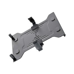 Startech VESA Laptop Tray, Adjustable Monitor Arm Laptop Tray Secures Notebooks up to 4.5kg (9.9lb), 75x75 & 100x100 VESA Holes, Ventilated, Compatible w Monitor Desk Mounts & Stands - Vertical Laptop Holder (LAPTOP-ARM-TRAY) - Upevňovací komponent (zásuvka pro notebook, 2 x ramena pro notebook, 2 x svorky pro notebook) - pro notebook (počítač) - plast, ocel - černá