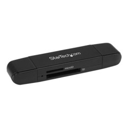 Startech USB Memory Card Reader - USB 3.0 SD Card Reader - Compact - 5Gbps - USB Card Reader - MicroSD USB Adapter (SDMSDRWU3AC) - Čtečka karet (MMC, SD, microSD, SDHC, microSDHC, SXC, microSDXC) - USB 3.0 USB-C