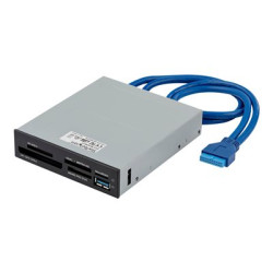 Startech USB 3.0 Internal Multi-Card Reader with UHS-II Support - SecureDigital Micro SD Memory Stick Compact Flash Memory Card Reader (35FCREADBU3) - Čtečka karet - 3,5" (CF I, CF II, MS, MS PRO, MMC, SD, MS Duo, MS PRO Duo, miniSD, microSD, SDHC, MS Micro, microSDHC, SXC, MS XC, MS PRO-HG) - USB 3.0
