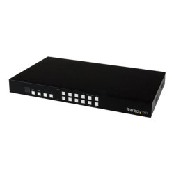 Startech 4x4 HDMI Matrix Switch with Picture-and-Picture Multiviewer or Video Wall - 4x4 Matrix Switch with Video Combining (VS424HDPIP) - Spínač video audio - desktop - pro P N: SVA12M5NA