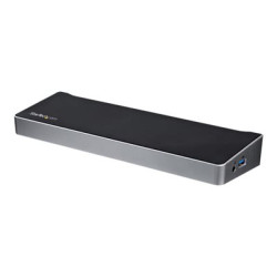 Startech Triple Monitor USB 3.0 Laptop Docking Station - 4K HDMI, 2x DisplayPort - Universal USB Dock for Windows & Mac OS (10.14 & Above) (USB3DOCKH2DP) - Dokovací stanice - USB - 1GbE - pro P N: ARMBARTRIO2, ARMTRIO, LTLOCK