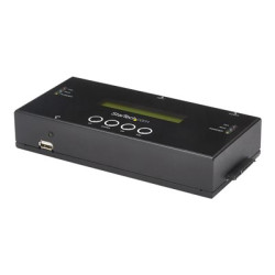 StarTech 1:1 Hard Drive Duplicator and Eraser for 2.5" 3.5" SATA (I II III) & SAS (I II) HDD SSD - LCD & RS-232 - Cloner & Wiper (SATSASDUPE11) - Duplicátor pevných disků SSD - 1 zásuvky (SATA-600 SAS-2)