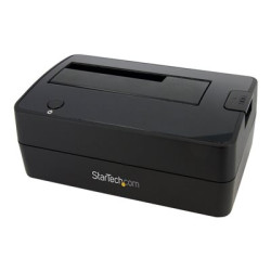 Startech SuperSpeed USB 3.0 to SATA Hard Drive Docking station for 2.5 3.5 HDD - HDD Docking station - SATA Dock - Dokovací stanice HDD - oddílů: 1 - 2.5", 3.5" - SATA 3Gb s - USB 3.0 - černá - pro P N: PEXUSB3S24, PEXUSB3S44V, SVA12M2NEUA, SVA12M5NA, USBDUP15, USBDUPE115, USBDUPE17