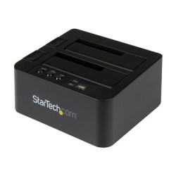 StarTech Standalone Hard Drive Duplicator, Dual Bay HDDSSD ClonerCopier, USB 3.1 (10 Gbps) to SATA III (6Gbps) HDDSSD Docking Station, Hard Disk Duplicator Dock - Hard Drive Cloner - Duplikátor pevného disku - 2 zásuvky (SATA-300) - pro P N: TBLT3MM1MA, TBLT3MM2M, TBLT3MM2MA