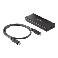 Startech USB-C 10Gbps M.2 NVMe PCIe SSD Enclosure, Rugged Aluminum External M.2 PCIe M-Key Case IP67 Rated, 1GB s Read Write, Supports 2230 2242 2260 2280, TB3 Compatible, Mac PC - 1.6ft USB-C Cable Incl - Kryt úložiště - M.2 - M.2 Card - USB 3.2 (Gen 2) - černá - pro P N: PEXUSB321C