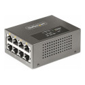 StarTech 4-Port Multi-Gigabit PoE++ Injector, 5 2.5G Ethernet (NBASE-T), PoE PoE+ PoE++ (802.3af 802.3at 802.3bt), 160Watts Power Budget, Wall DIN Rail Mountable - Unmanaged, For IP Cameras Wireless APs POSs (AS445C-POE-INJECTOR) - Dávkovač energie (Montovatelný na DIN lištu zeď) - 160 Watt - výstupní konektory: 4 - černá - kompatibilní s TAA