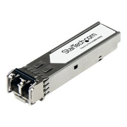 Startech HPE J9150D Compatible SFP+ Module, 10GBASE-SR, 10GbE Multi Mode Fiber Optic Transceiver, 10GE Gigabit Ethernet SFP+, LC Connector, 300m, 850nm, DDM, HPE FlexFabric, 6120XG, 6120G - Lifetime Warranty (J9150D-ST) - Modul SFP+ vysílače (odpovídá: HP J9150D) - 10GbE - 10GBase-SR - multirežim LC - až 300 m - 850 nm - pro HPE Aruba 2930F 12, 2930M 40, 6200F 12, 6200M 24, 6300, 6405 48, 6405 96, 64XX; CX 8360