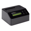 StarTech USB 3.0 Hard Drive Eraser Dock for 2.5" & 3.5" SATA SSD HDD + 4Kn Drive - LCD RS232 - Secure Erase HDD Wiper Docking Station (SDOCK1EU3P2) - Hard drive eraser - 2.5" 3.5" - SATA 6Gb s - černá - pro P N: SVA12M5NA