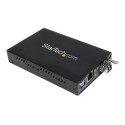 Startech 1000 Mbps Gigabit Single-Mode Copper to Fiber Media Converter - Ethernet (1000Base-T) to LC Fiber Converter (ET1000S40LC2) - Konvertor médií s optickými vlákny - 1GbE - 1000Base-LX, 1000Base-SX, 1000Base-T - RJ-45 jednoduchý režim LC - až 40 km - 1310 nm - pro P N: SVA12M2NEUA, SVA12M5NA