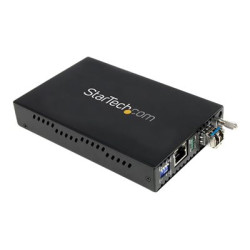 Startech 1000 Mbps Gigabit Single-Mode Copper to Fiber Media Converter - Ethernet (1000Base-T) to LC Fiber Converter (ET1000S40LC2) - Konvertor médií s optickými vlákny - 1GbE - 1000Base-LX, 1000Base-SX, 1000Base-T - RJ-45 jednoduchý režim LC - až 40 km - 1310 nm - pro P N: SVA12M2NEUA, SVA12M5NA