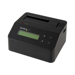 StarTech USB 3.0 Hard Drive Eraser Dock for 2.5" & 3.5" SATA IDE SSD HDD + mSATA & M.2 - Standalone Secure Erase Wiper & Sanitizer (SDOCK1EU3P) - Hard drive eraser - černá - pro P N: SVA12M5NA
