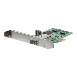 Startech PCI Express Gigabit Ethernet Fiber Network Card w Open SFP - PCIe GbE SFP Network Card Adapter NIC - Fiber Optic SFP Adapter (PEX1000SFP2) - Síťový adaptér - PCI Express x1 nízký profil - 1GbE - 1000Base-LX, 1000Base-SX - pro P N: GLCLHSMDSTTA, GLCSXMMDST, GLCSXMMDSTT, GLCTEST, MASFP1GBTXST, SFP1GELXST