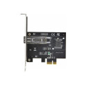 Startech 1-Port GbE SFP Network Card, PCIe 2.1 x1, Intel I210-IS, 1GbE Controller, 1000BASE Copper Fiber Optic, Single-Port Gigabit Ethernet NIC, Desktop Server Backplanes - Windows and Linux Compatible (P011GI-NETWORK-CARD) - Síťový adaptér - PCIe 2.0 - Gigabit SFP x 1 - černá