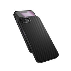 Epico Mag+ Carbon Case for iPhone 16e 17e černá