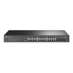 TP-Link JetStream TL-SG3428 V2.26 - Přepínač - řízený - 24 x 10 100 1000 + 4 x gigabitů SFP - Lze montovat do rozvaděče