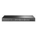 TP-Link JetStream TL-SG3428XPP-M2 V1 - Přepínač - L2+ - řízený - 16 x 10 100 1000 2.5G (PoE+) + 8 x 10 100 1000 2500 (PoE++) + 4 x 10 Gigabit SFP+ - Lze montovat do rozvaděče - PoE++ (500 W)