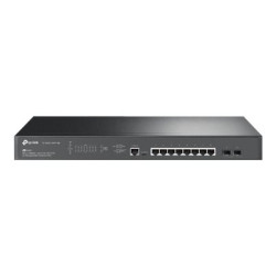 TP-Link JetStream TL-SG3210XHP-M2 V2 - Přepínač - řízený - 8 x 10 100 1000 2.5G + 2 x 10 Gigabit SFP+ - Lze montovat do rozvaděče - PoE+ (240 W)