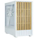 Zalman skříň P10 Namu miniT 3x120mm fan USB 3.0 USB-C dřevěné doplňky bílá