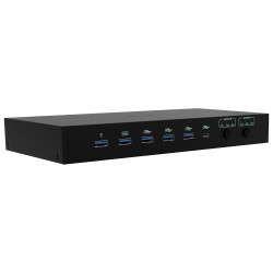 i-tec dokovací stanice USB-C KVM Docking station for 3 Hosts, Dual Display, Power Delivery 1x 92W 2x 65W