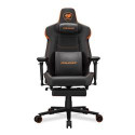 COUGAR herní židle ARMOR EVO M - černá oranžová - s podnožkou