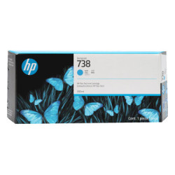 HP Ink Cartridge 738 Cyan 300 ml