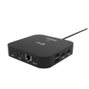 i-tec USB-C Dual HDMI Docking Station, Power Delivery 100W