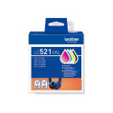 Brother LC521 Value Pack - 4-balení - cerná, žlutá, azurová, purpurová - originální - závesný box - inkoustová cartridge - pro Brother DCP-J1260W, DCP-J1310DW, DCP-J1313DW, DCP-J1460DW